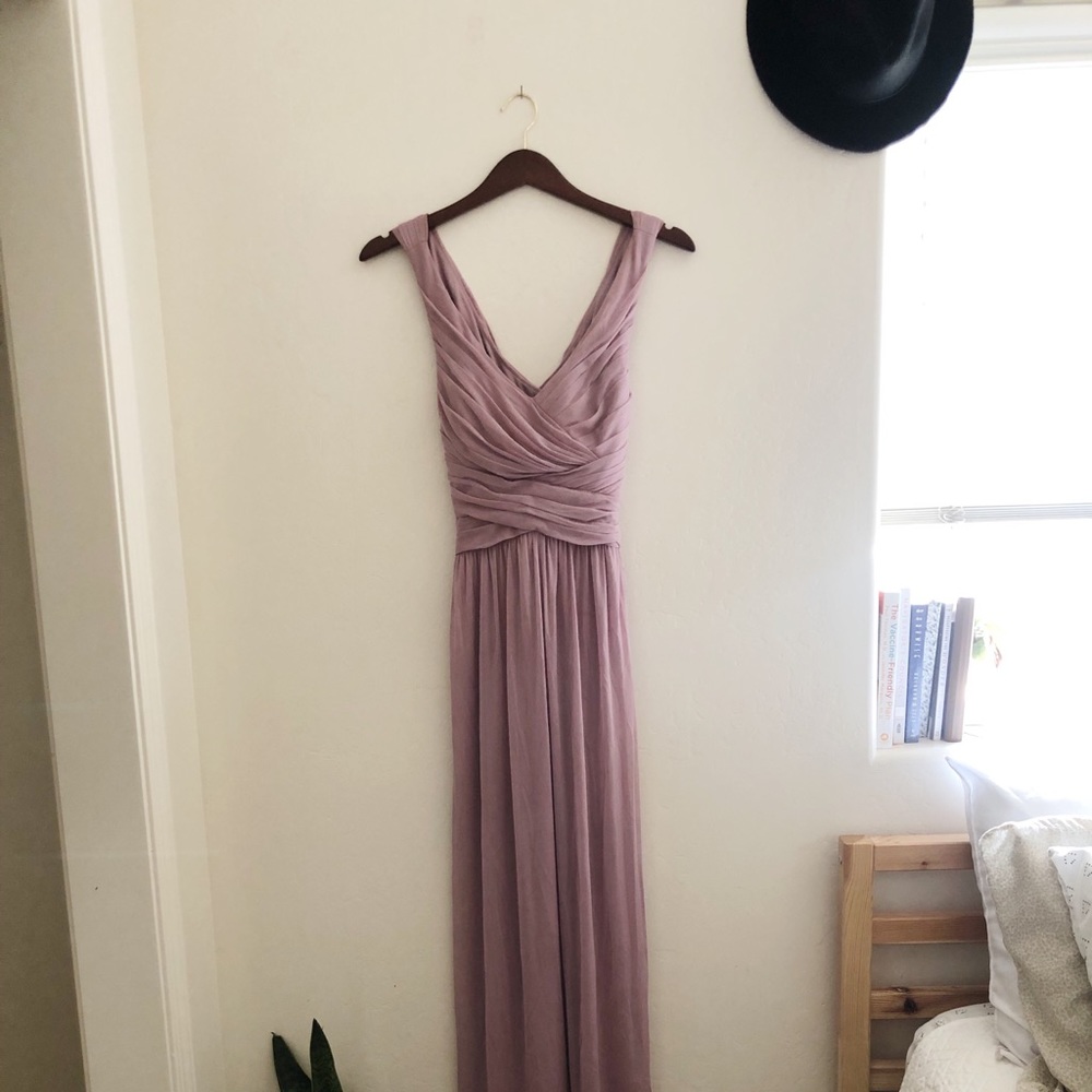 Dusty rose bridesmaids/prom/maternity photo dress✨